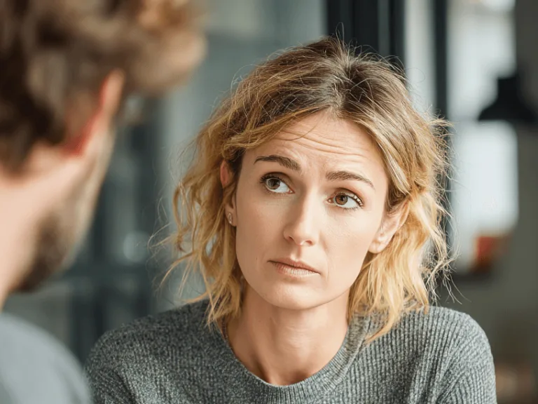 Aggódó eladó ügyvéddel tárgyal