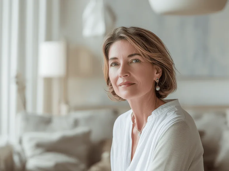 Középkorú nő végrendelet írás előtt