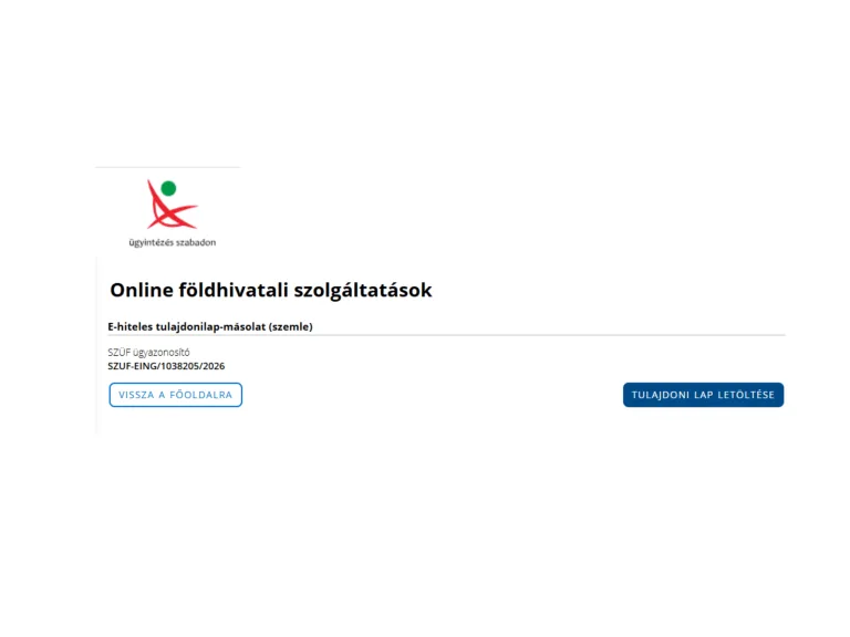 képernyőkép a magyarország.hu-ról