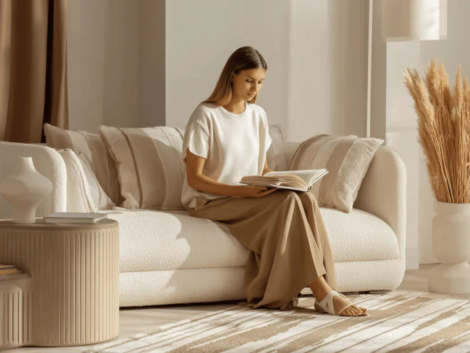 Fiatalasszony otthon start kockázatokat elemez