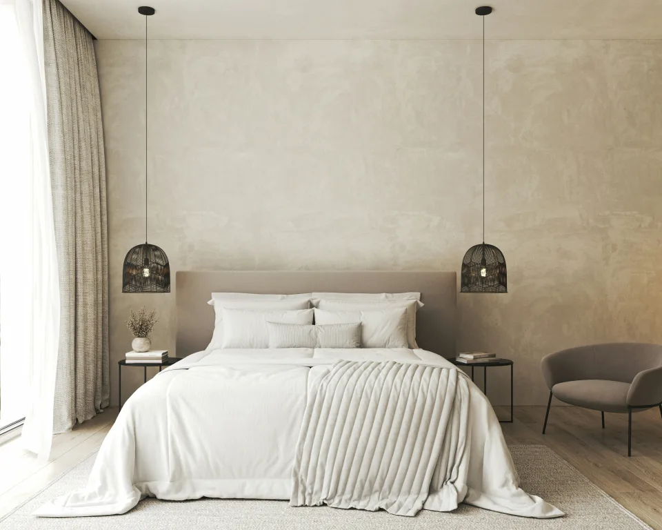 Eladó lakás hálószobája