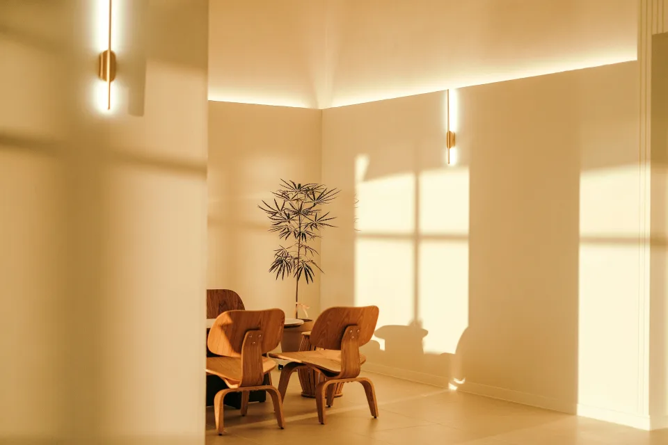 Eladó lakás nappalija