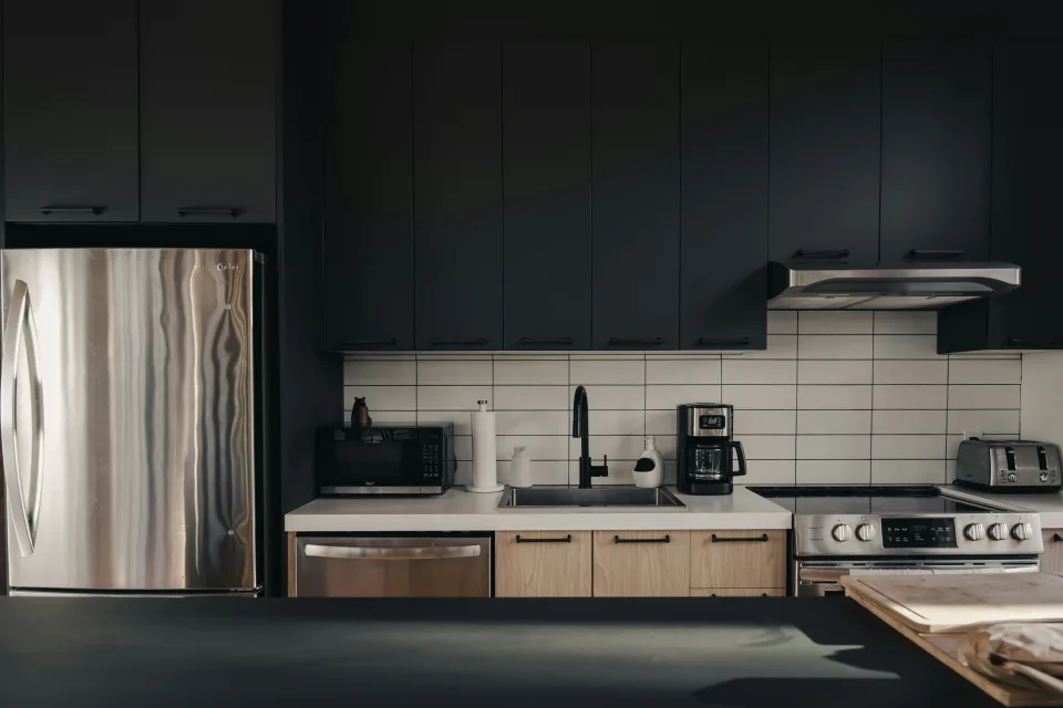 illetékkel érintett lakás konyhája