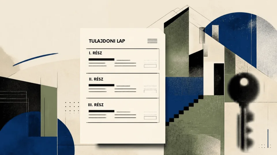 Tulajdoni lap stilizált borító